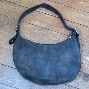 Old Navy Vintage Suede Bag Dark Brown 2003